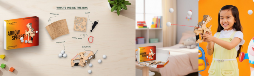 An Arrow Game That Teaches Aim, Force and Motion – Kintaro DIY